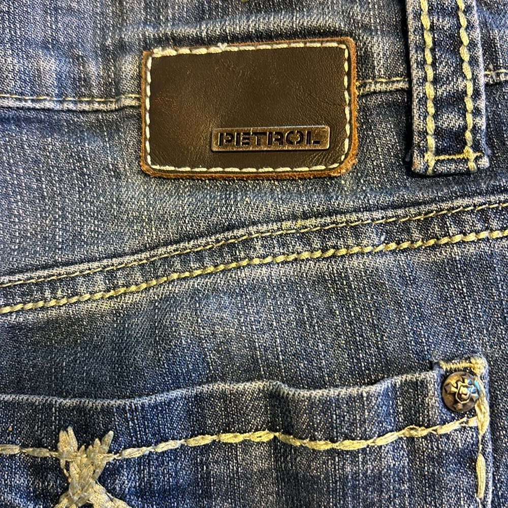 Ladies Petrol Jeans
